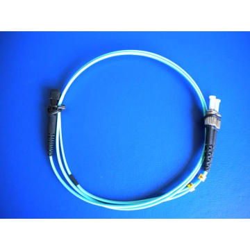 10g Om3 MTRJ-ST/PC Duplex Fiber Optic Patch Cord